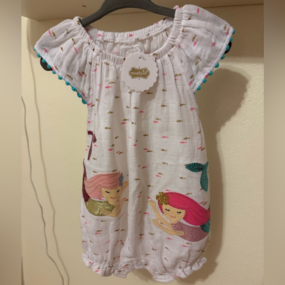 Mud Pie Mermaid Romper